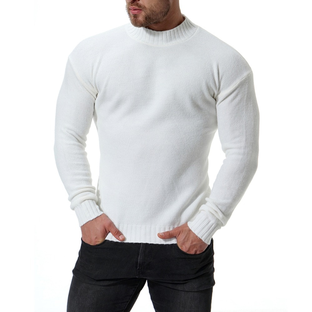 Men's Snow White Sweater