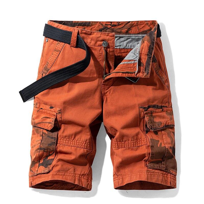 Men's Camouflage Cotton Cargo Shorts
