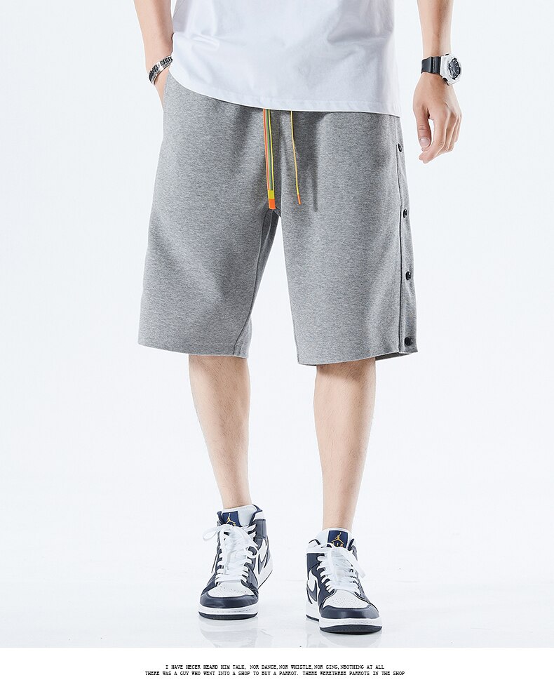 Men's Casual Cotton Button Shorts