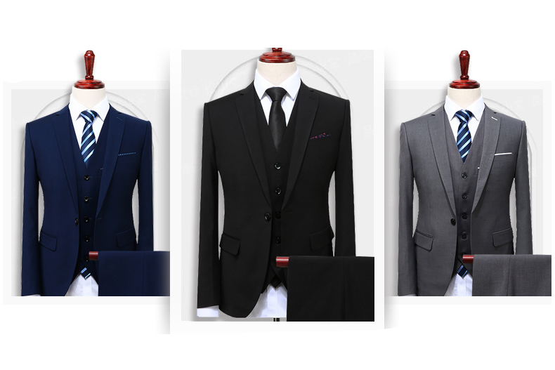 Men's Fashion Slim Fitted Suit