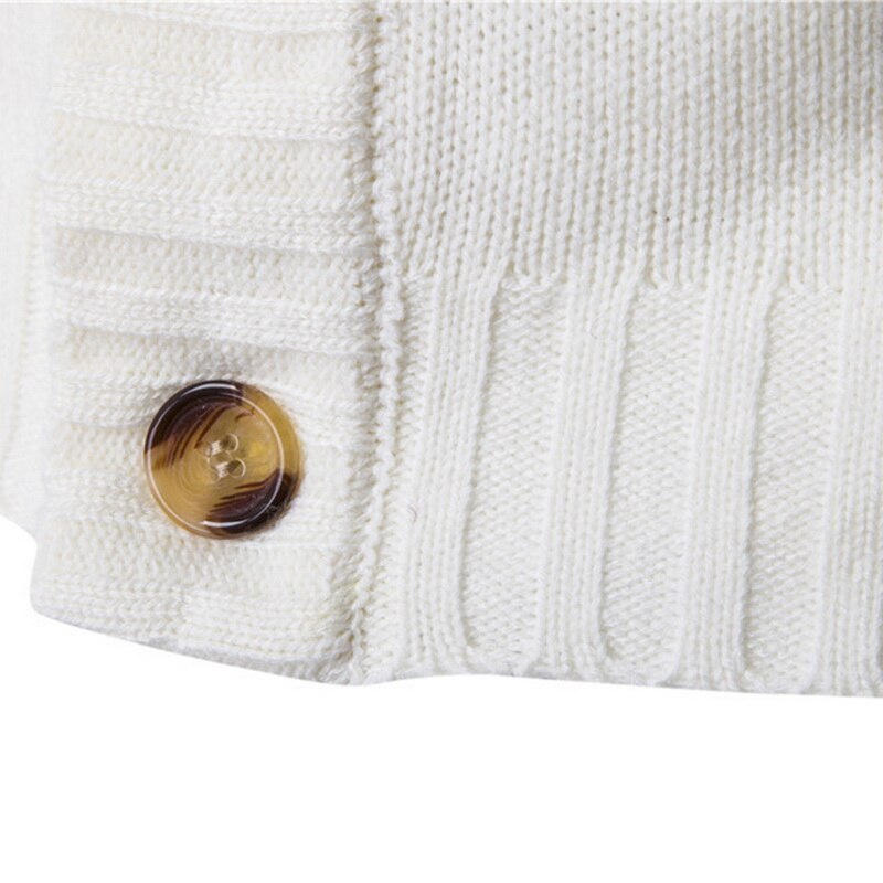 Men's Snowflake Knitted Cardigan