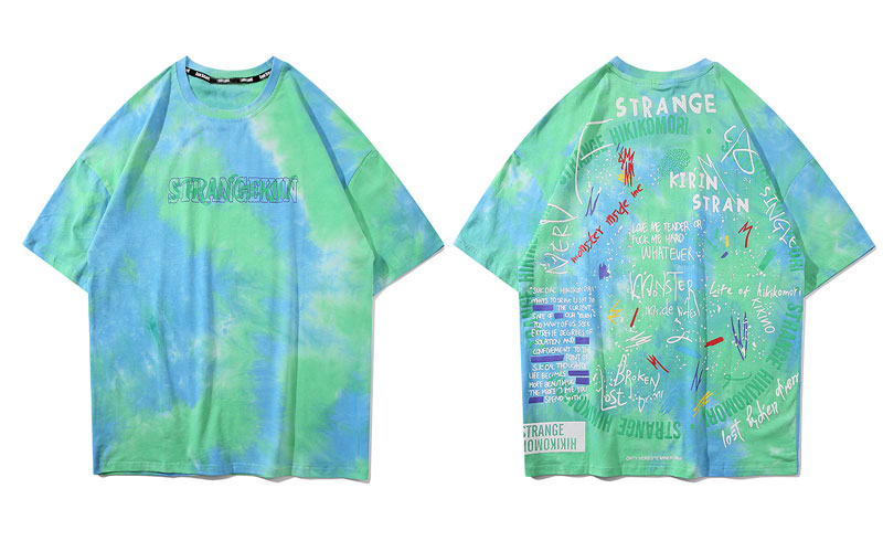 Men's Tie Dye Painted T-Shirt