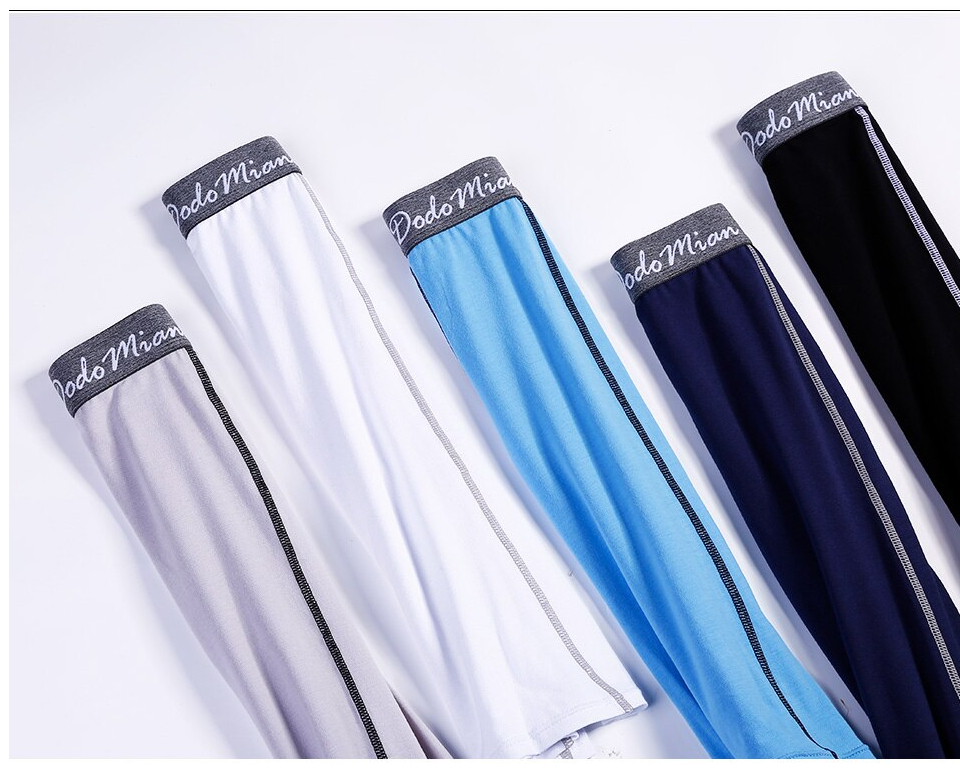 Men's Long Boxers Set 5 pcs