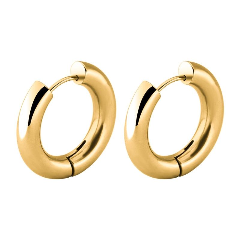 Stainless Steel Hoop Earring for Men