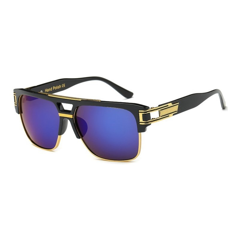 Men's Luxury Gradient Square Sunglasses