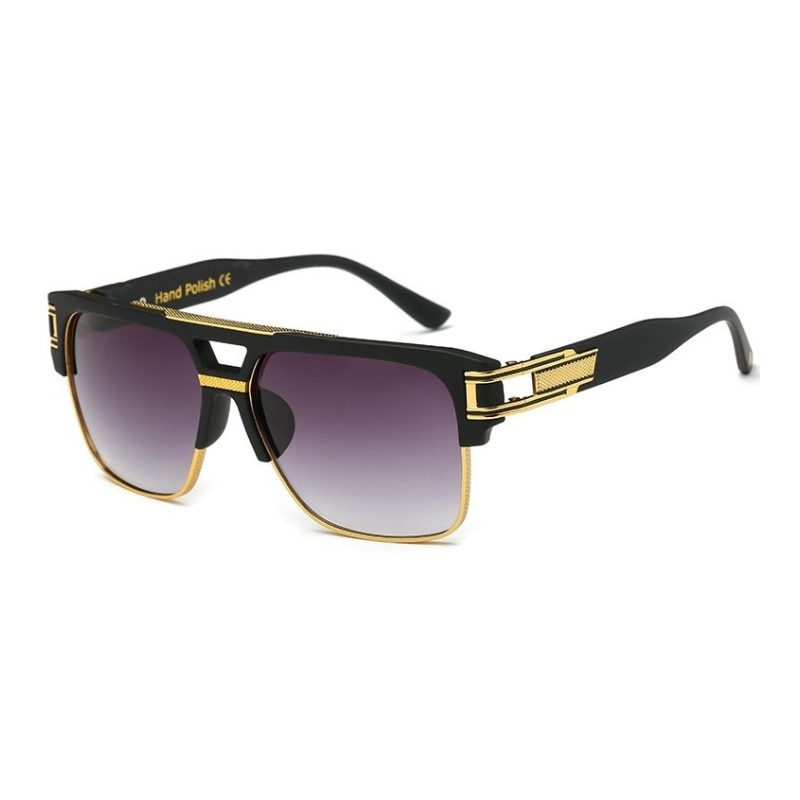 Men's Luxury Gradient Square Sunglasses