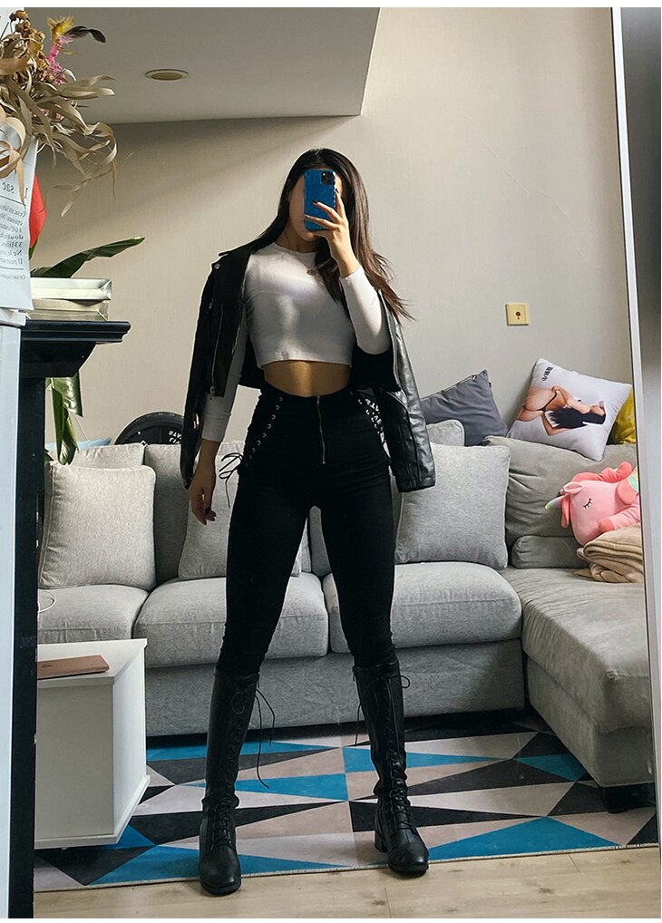 Women's Skinny Ripped Jeans