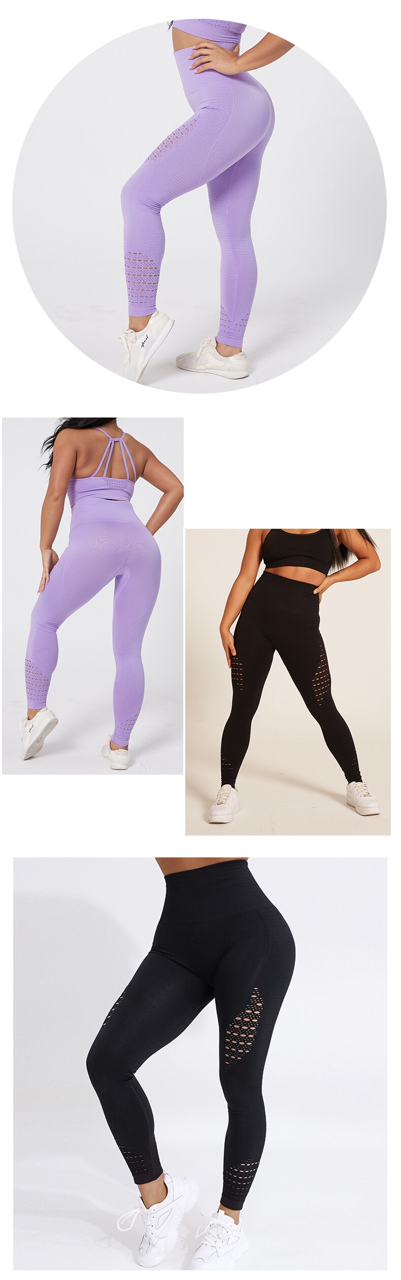 High Waist Push Up Leggings for Women