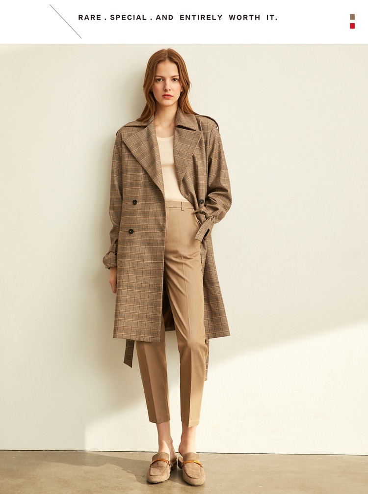 Women's Solid High Waist Trousers Women's Solid High Waist Trousers