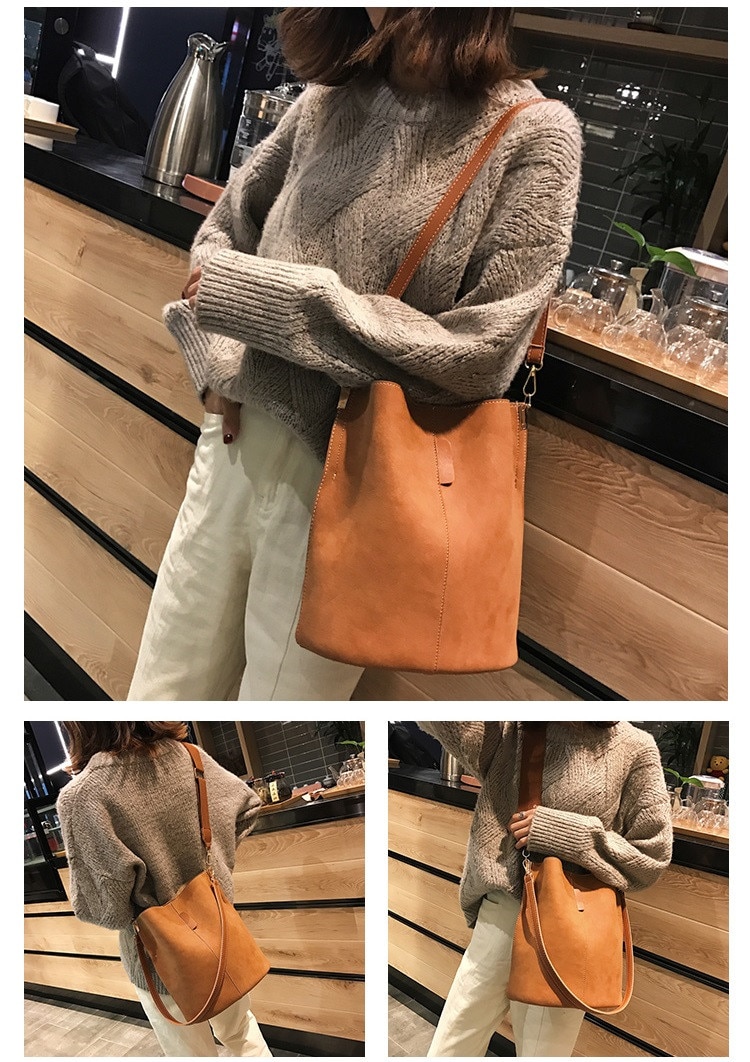 Women's Bucket Shoulder Bag