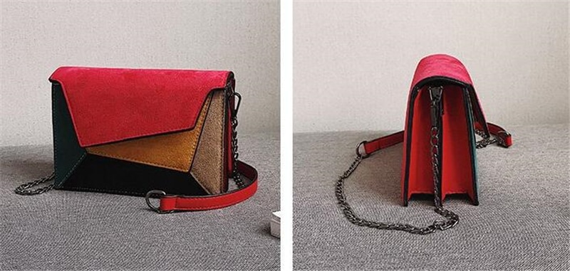 Women's Retro Patchwork Crossbody Bag