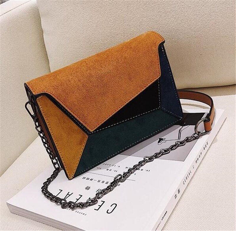 Women's Retro Patchwork Crossbody Bag