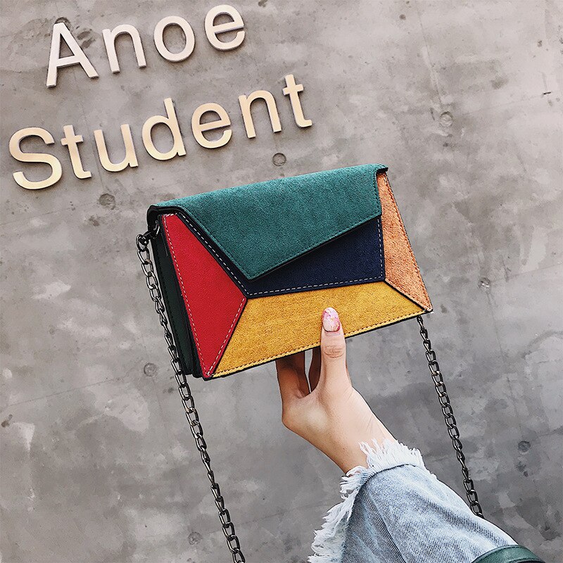 Women's Retro Patchwork Crossbody Bag