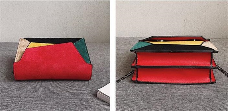 Women's Retro Patchwork Crossbody Bag