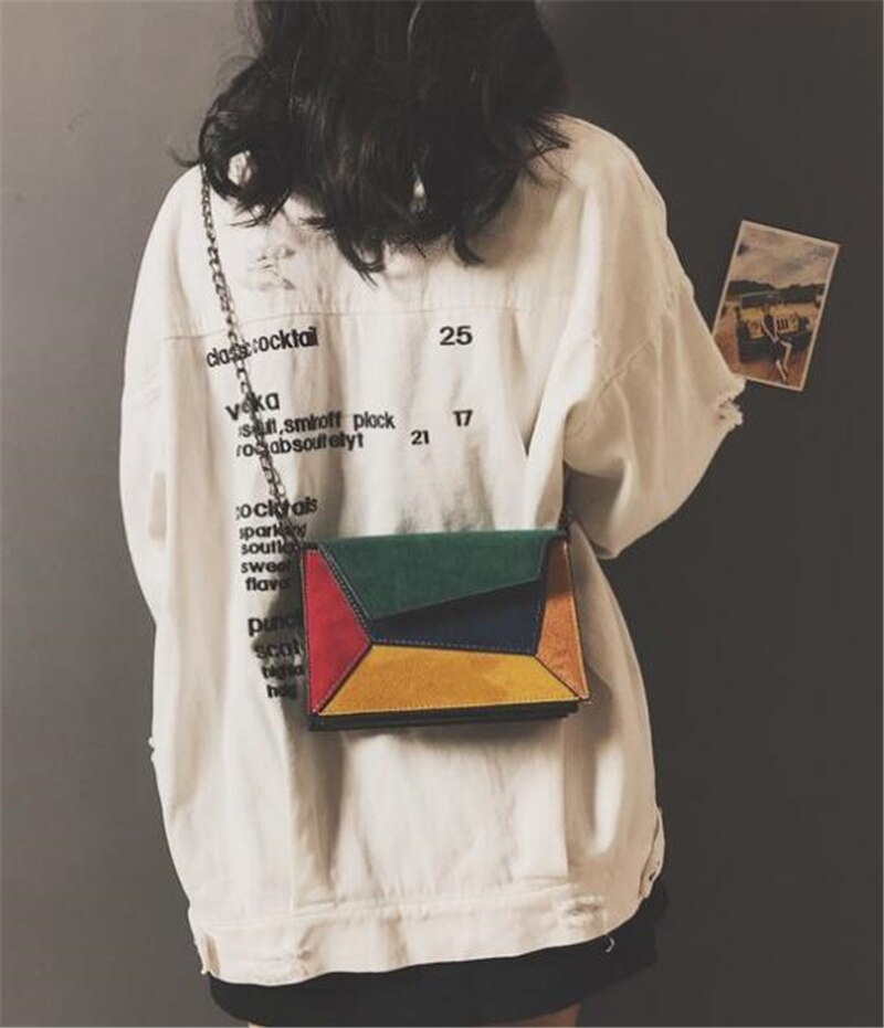 Women's Retro Patchwork Crossbody Bag