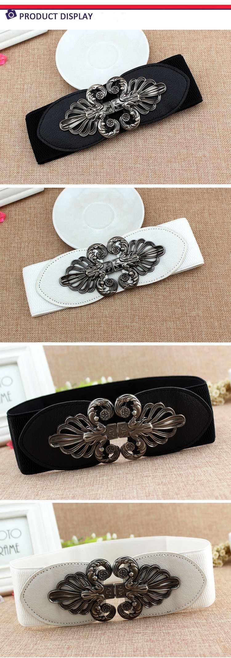 Women's Korean Style Elastic Wide Belt