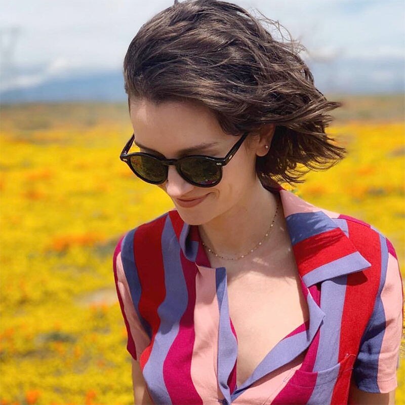 Women's Colorful Polarized Round Sunglasses