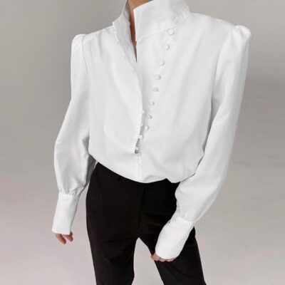 Elegant Turtleneck Blouse for Women