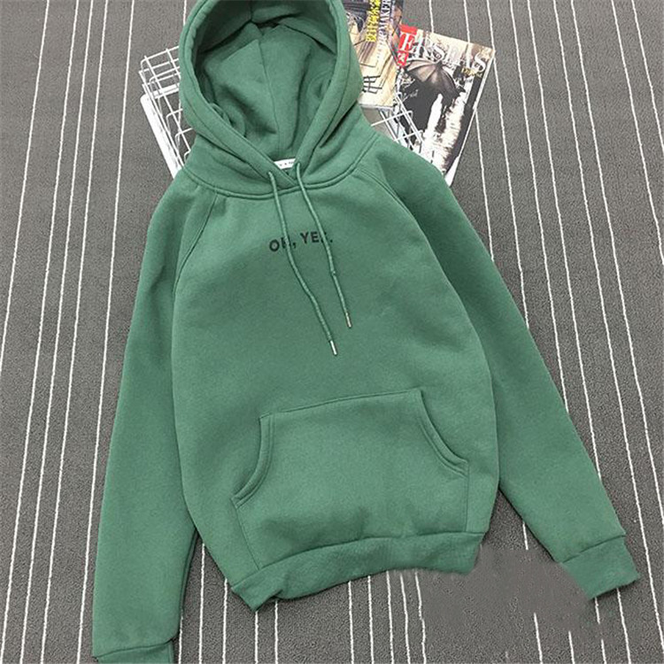 Women's Solid Color Autumn Hoodie