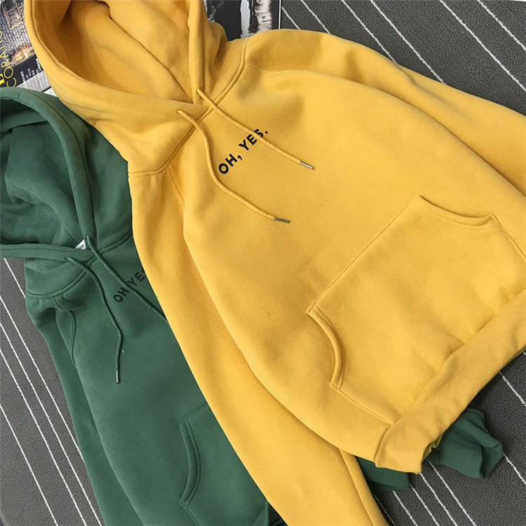 Women's Solid Color Autumn Hoodie