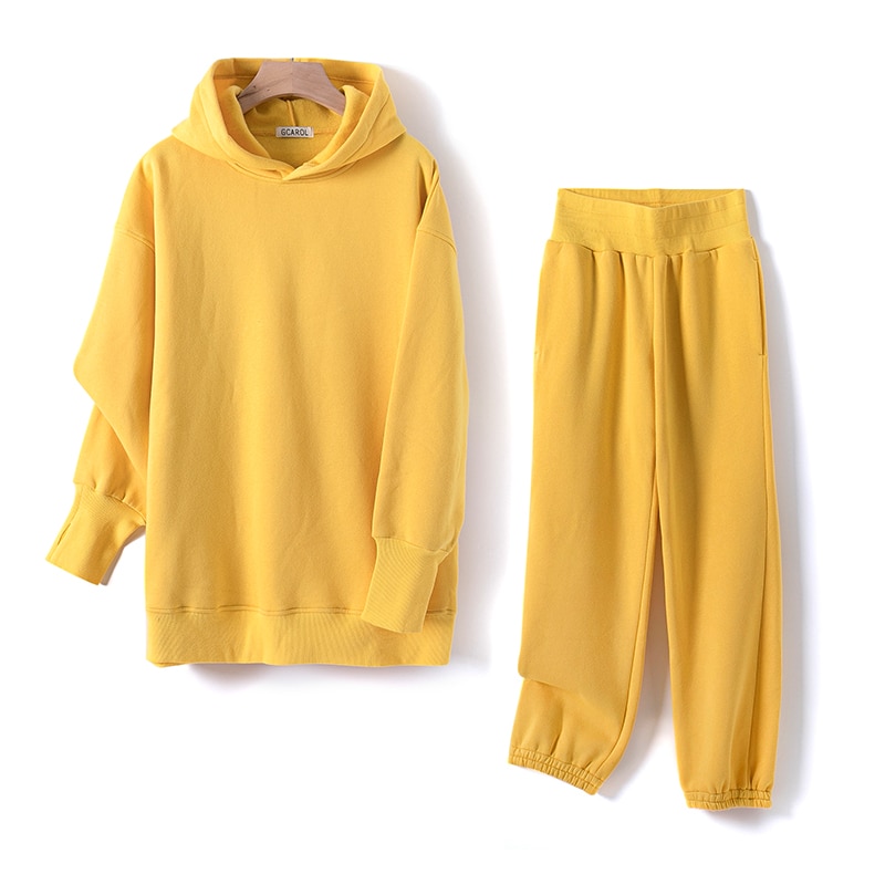 Cotton Fleece Oversized Hoodie and Pants