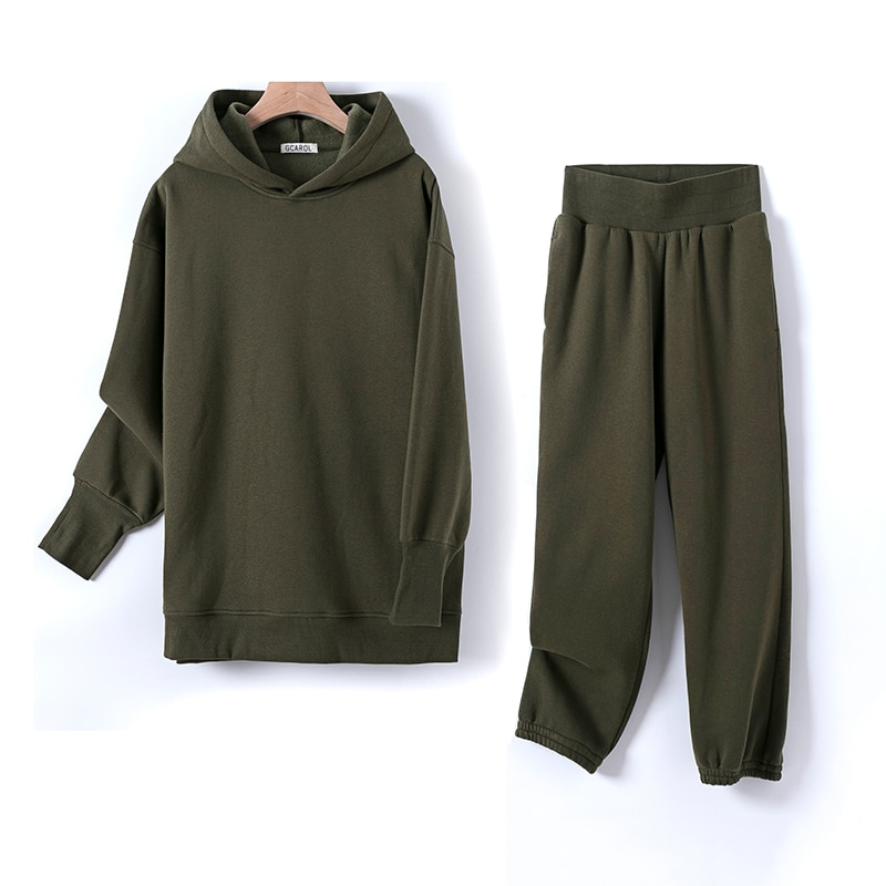 Cotton Fleece Oversized Hoodie and Pants