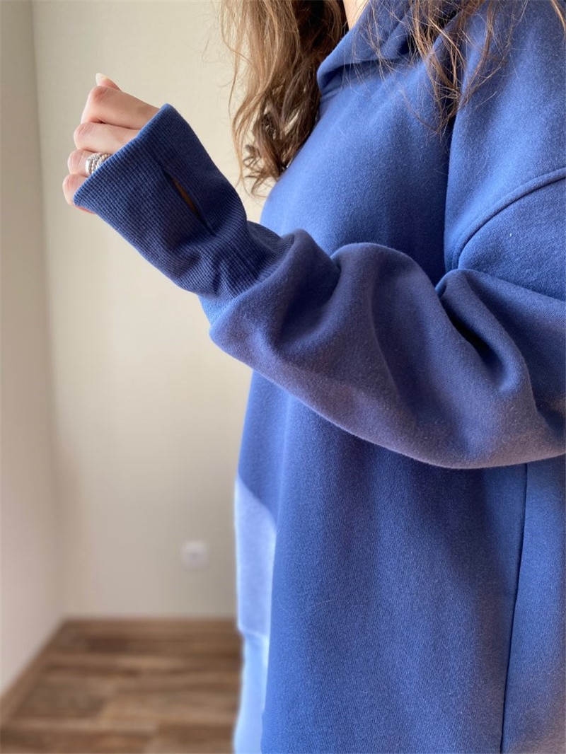 Cotton Fleece Oversized Hoodie and Pants