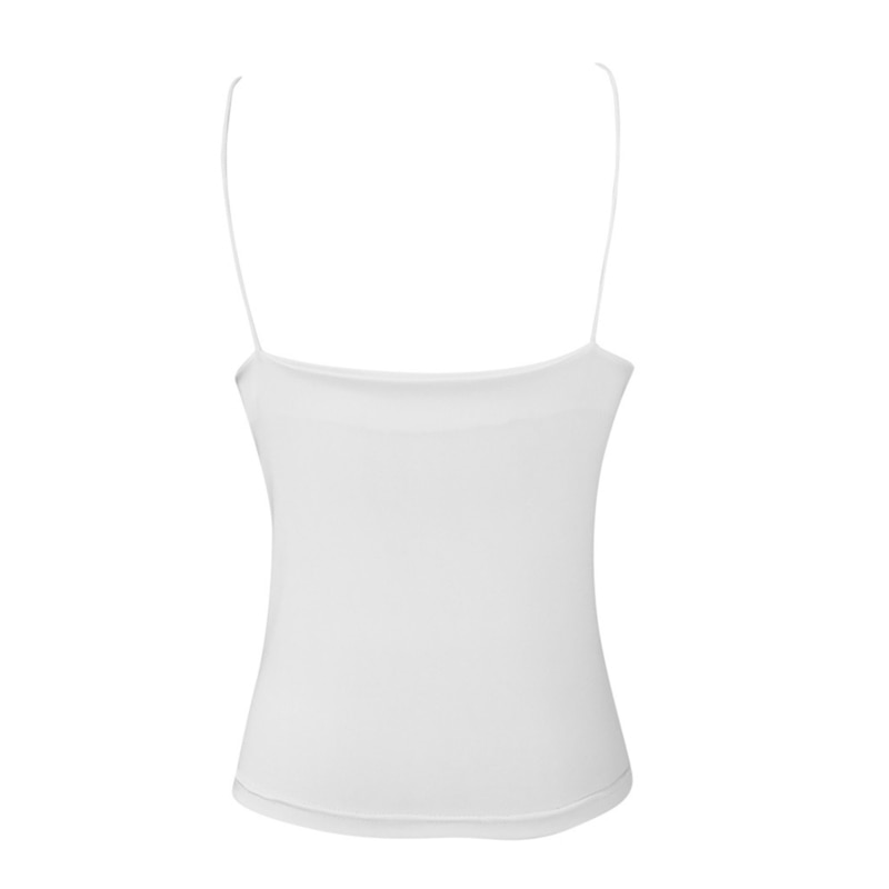 Satin Thing Spaghetti Strap Tank Top for Women