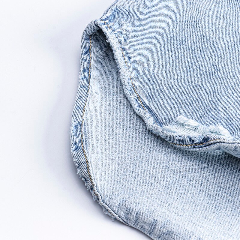 Women's Ripped Loose Denim Jacket