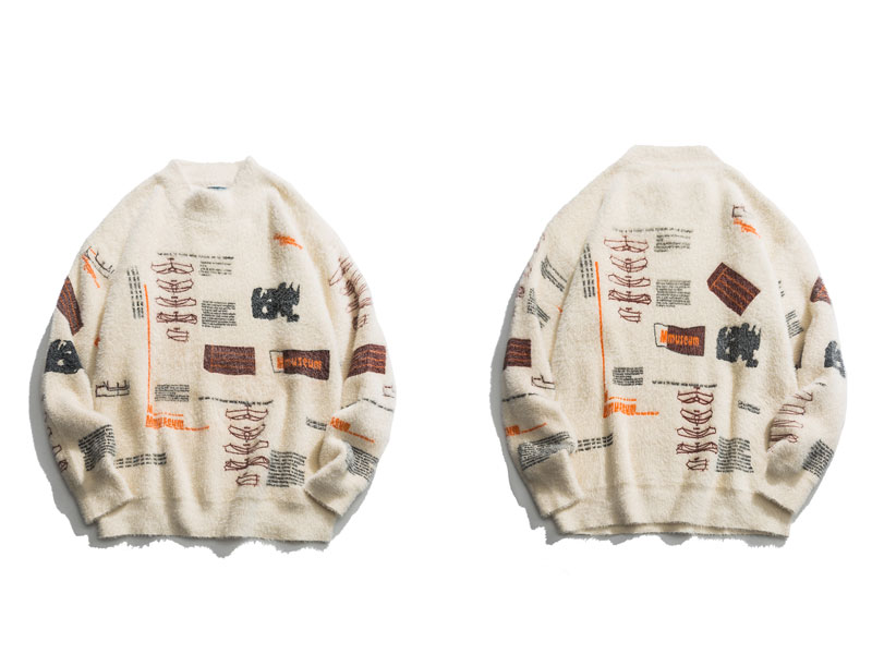 Knitted Spandex Sweater for Women